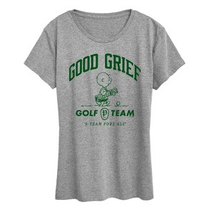 Women's - Peanuts - Good Grief Golf Team Short Sleeve Graphic T-Shirt - 1 of 4
