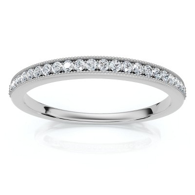 Pompeii3 3/8thCt Diamond Sephora Stackable Wedding Anniversary Ring 10k Gold Lab Created