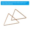 Unique Bargains Jewelry Handmade Triangle Earrings Beading Hoop 30 Pcs - 4 of 4