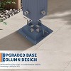 GustoWave Patio 10x10 Ft Outdoor Pergola Gazebo for Backyard Garden Porch - 3 of 4