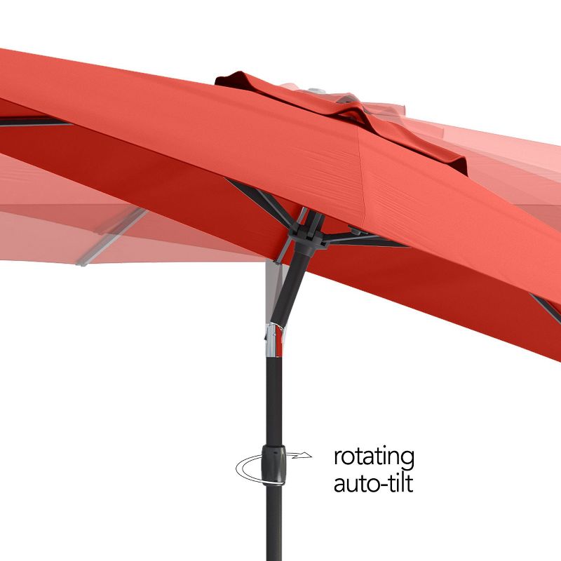 10' UV and Wind Resistant Tilting Market Patio Umbrella with Base - CorLiving, 4 of 7