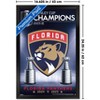 Trends International NHL Florida Panthers - 2025 Stanley Cup Team Logo Framed Wall Poster Prints - 3 of 4