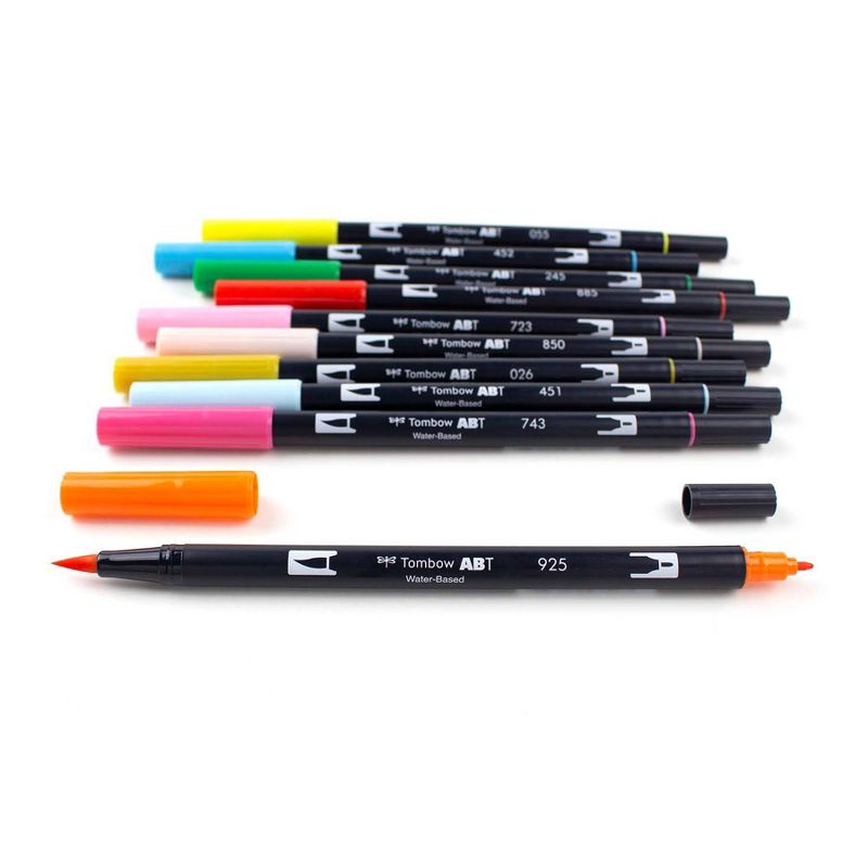 Tombow 10ct Dual Brush Pen Art Markers - Celebration, 3 of 10