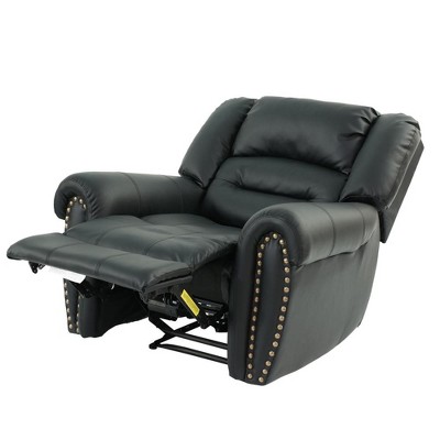Poundex,Power Recliner-Black