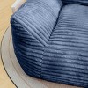 NicBex Corduroy Fabric Bean Bag Chair with High-Resilience Shredded Foam,Lazy Sofa Chair with Armrest,Modern Lounge Chair for Living Room - 4 of 4