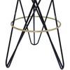Meridian Furniture,Mercury Black Iron Bar Stool - 4 of 4
