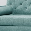NicBex Mid-Century Modern Accent Chair, Button-Tufted Diamond Stitching with Bolster Pillows for Living Room & Bedroom Chair - 4 of 4