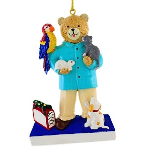 Polarx 4.0 Inch Veterinarian Christmas Tree Ornament , Diy Personalized Cat Dog Pets (1PC) - 1 of 4