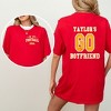 Simply Sage Market Women's Taylor's Football Era Front and Back Short Sleeve Graphic Tee - 3 of 4