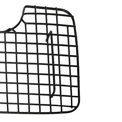 Black Durable Steel D-Shape Sink Protector for Kitchen