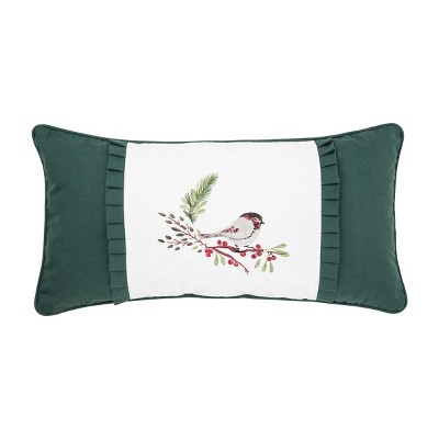 C&F Home 12" x 24" Chickadee Embroidered Pillow