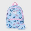 Kids' Stitch & Angel 11" Mini Backpack - Blue - 4 of 4