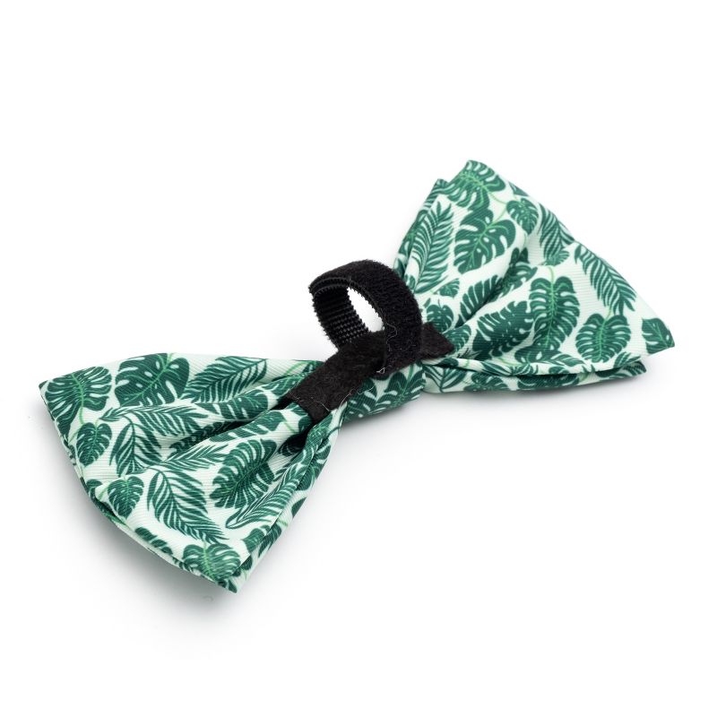 The Worthy Dog Tropical Leaves Bow Tie Accessory, 2 of 4