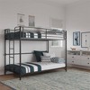 Demi Easy Assembly Metal Bunk Bed Black - Room & Joy - 2 of 4
