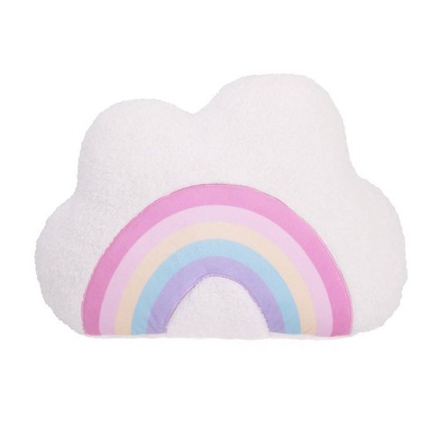 Nojo Little Love Cloud Decor Pillow, White