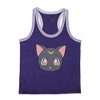 Sailor Moon Luna Cat Women’s Racerback Tank Sleepwear Set With Dolphin Short - 2 of 4