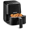 Gourmia 6-qt Digital Window Air Fryer With 12 Presets & Guided Cooking  Black : Target