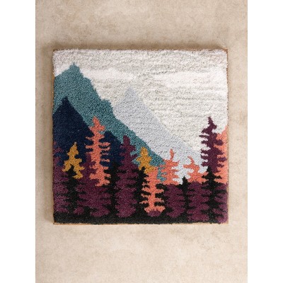 Jhansi Tufted Wall Art 18"x18"