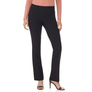 Rekucci Women's Pull-On Comfort Barely Bootcut Dress Pants - 1 of 4