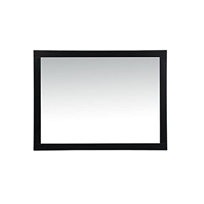 Elegant Lighting Aqua vanity mirror 48x36 inch in black