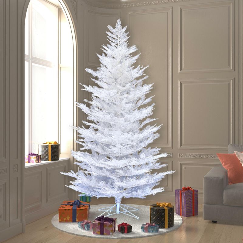 Vickerman Flocked Cedar Pine Artificial Christmas Tree, 5 of 6