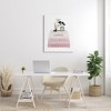 Stupell Industries Deluxe Fragrance and Cosmetics Glam Pink Bookstack Canvas Wall Art - 2 of 4