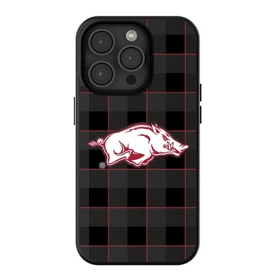 Keyscaper NCAA SEC Universities Plaid MagSafe Compatible Cell Phone Case for Apple iPhone