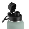 Hydrapeak 40oz Stainless Steel Double Walled Vacuum Insulated Water Bottle With Spill Proof Chug Lid (White) - 2 of 3