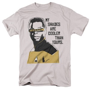 Star Trek Cooler Shades Adult T-Shirt Silver - 1 of 4