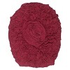 Bell Flower Collection Cotton Floral Pattern Tufted Bath Rug - Home Weavers - 2 of 4