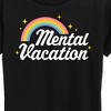 Women's - Instant Message - Mental Vacation Short Sleeve Graphic T-Shirt - 2 of 4
