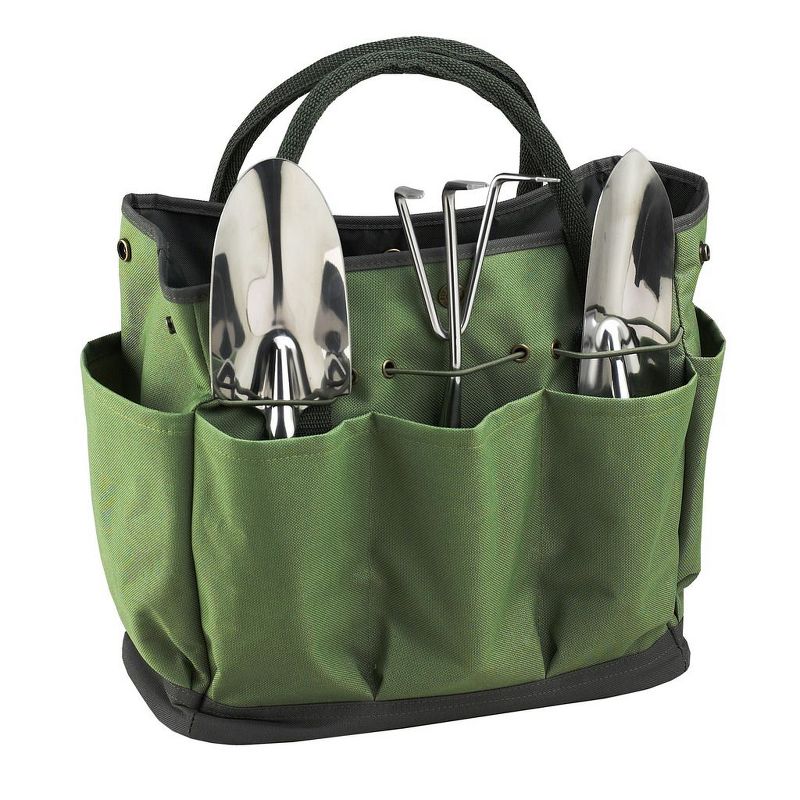 Picnic at Ascot Eco Gardening Tote with 3 Tools - Forest Green, 1 of 5