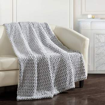 Chic Home Dorsey Knitted Throw Blanket Plush Super Soft Solid Color 