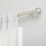Exclusive Home Regal 1" Window Curtain Rod and Finial Set