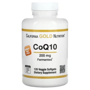 California Gold Nutrition CoQ10, 200 mg, 120 Veggie Softgels - 1 of 4