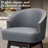 Pellebant 2pc 30 Inch Counter Height Bar Stools Kitchen Island Chairs with Back Tall Barstools Comfortable Swivel Chair - 3 of 4
