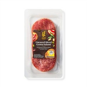 Sliced Uncured Genoa Salami - 5oz - Good & Gather™ - 1 of 3