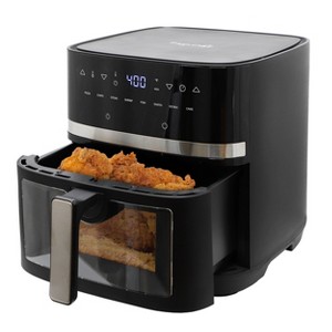 MegaChef 8L Digital Electric Air Fryer with Transparent Window - 1 of 4
