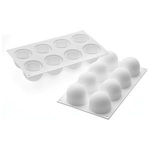 Silikomart Silicone Baking Mold Truffles120, 8 Cavities, 3.95 oz - 1 of 3