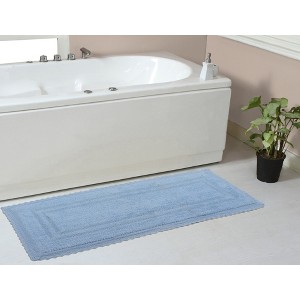 Opulent Collection Cotton Reversible Tufted Bath Rug - Home Weavers - 1 of 4