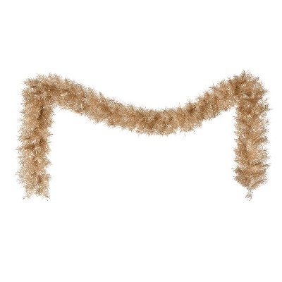 Puleo 9'x10" Artificial Rose Gold Richmond Pine Garland