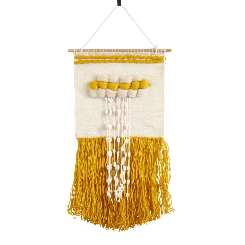 Saro Lifestyle Textured Woven Wall Hanging 14