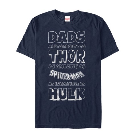 Fathers day avengers shirt on sale