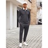 COOFANDY Men's Tracksuit 2 Piece Quarter Zip Polo Athletic Sweatsuits Casual Running Jogging Sport Suit Sets - 4 of 4