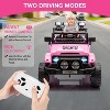 Kids RC Electric Truck, Battery Operated Vehicle with Remote Control, Spring Suspension, LED Lights, Bluetooth, 3 Speed Gears, Parent Remote Control - 3 of 4
