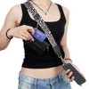 Universal Crossbody Strap for Phone Case with Zippered Pouch, Fashion Neck Lanyard, Detachable Wrist Strap, Compatible with iPhone 16 Pro Max, 15 Plus - 2 of 4