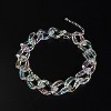 Clear Acrylic Link Chain Choker - Unisex Chunky Plastic Necklace Collar - 4 of 4