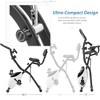 Whisen Folding Exercise Bike with 16-Level Adjustable Resistance, Arm Bands and Backrest - 4 of 4