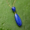 Ross-Simons Lapis Teardrop Pendant in 14kt Yellow Gold Size 2.13 - 3 of 4