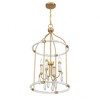 Savoy House Mayfair 4 - Light Pendant in  Warm Brass/Chrome - 4 of 4